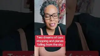 2 dreams, same content, 4 days apart. Planes falling and cars stopping