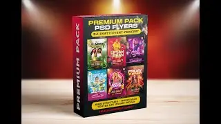 PACK PREMIUM DE FLYERS PSD | DJ, EVENT, PARTY, CONCERT | CR&Eacute;EZ VOS FLYERS EN QUELQUES MINUTES !