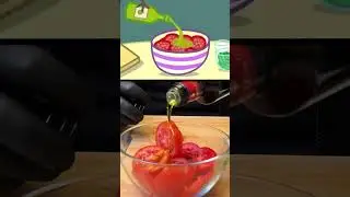 Fresh And Fantastic Tomato Basil Salad from Peppa !😋 #shorts #healthy #basil #peppa