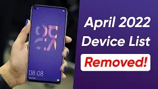 Huawei Nova 5T removed from April 2022 update list 😱😱