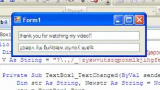 How To Make Text Upside Down In Visual Basic 2008