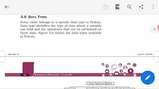 Data types in python