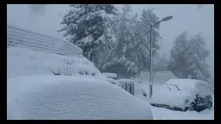01/26/2022 | Heavy Snow Storm in Odem, The Golan Heights, Israel