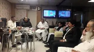 Chairman LBF Amjad Ch. Visit PTI Traders Wing