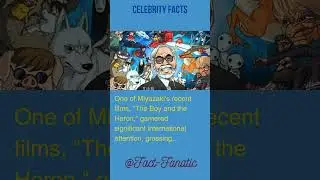 Hayao Miyazaki fact       celebrity facts #146