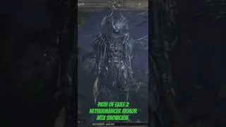 Path Of Exile 2 - Nethermancer Armor MTX Showcase #pathofexile2