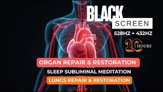 🫁 Lungs Repair & Restoration | Subliminal Meditation | 528Hz + 432Hz Healing Frequency