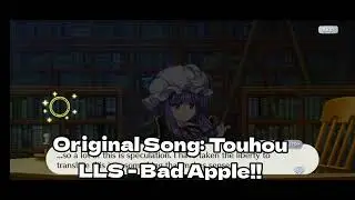 Bad Apple!!(Hifuu Lost Word Version)