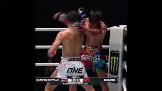 RELENTLESS 🔥 Hamza Rachid KOs Kampeetewada in his ONE Friday Fights debut!