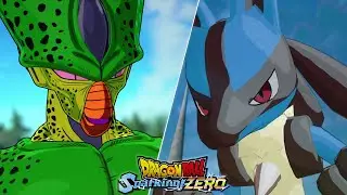 DRAGON BALL: Искры! Битвы под управлением компьютера ZERO - Селл (1-я форма) против Лукарио (битв...