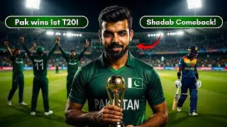 Pakistan vs Sri Lanka 1st T20I 😃 | 🔥 Shadab Khan Comeback, Dominant Win 💪