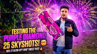 💥 Testing the Purple Diamond! 25 Skyshots Explosion Test 😱