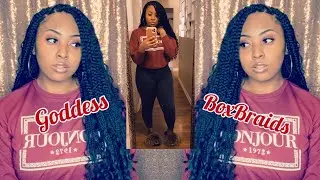 Goddess Box Braids | Rubberband Method