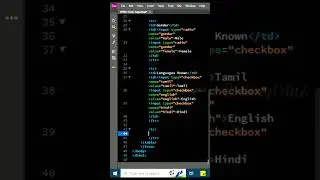 HTML Form Tags | Login Form #htmltutorialforbeginners #htmlcourse #htmltutorial #html #htmlintamil