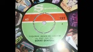 ŞÜKRÜ ŞENTÜRK ''yaşamak Benim de Hakkım'' Orjinal 45'Lik Plak