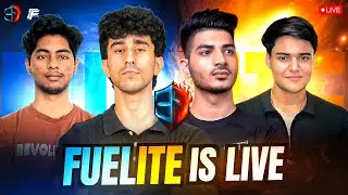 🔴 Free Fire Live | POV Scrims with Team Fuelite & Trying out underdogs