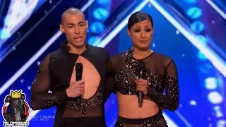 Junior And Emily Alabi Full Performance & Comments | America's Got Talent 2017 Auditions Week 1