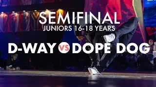 Dope Dog vs D-Way | Semifinal ROBC 2019 Juniors 16-18