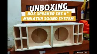 Unboxing BOX Speaker CBS 6