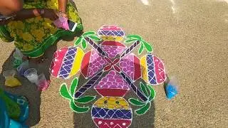 #Sankaranthi muggula potilu 2020
