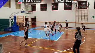🏀Under14: Piani Bolzano 27 - 75 Rotaliana. Scontro al vertice del girone Nord Under14 Trentino