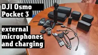 DJI Osmo Pocket 3 - external microphone and charging ?