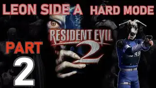 Resident Evil 2(HARD MODE/LEON A) -Part2: Exploring Police Station; Meeting Ada & Ben in Parking Lot