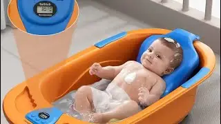 Baby Bath Tub with Temperature Sensing #bathtub #babybathtub #trending #staranddaisybathtub