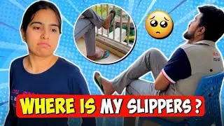 Where is my Slippers ? 🥺 #dushyantkukreja #shorts