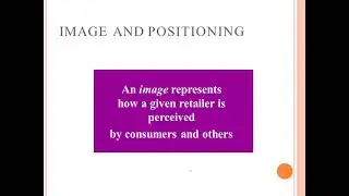 Positioning Strategy-Retail-BBA VI Sem
