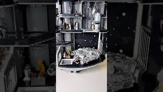 LEGO Star Wars UCS Death Star fits the midi scale Millennium Falcon! #lego #rlfm #reviews #75419