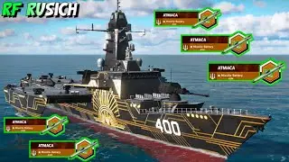 RF-Rusich - ATMACA 🔥Spammer/ With Best GOLD Ship | Modern Warships