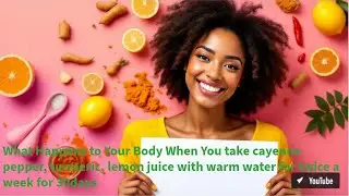 What Happens to Your Body When You Take Cayenne Pepper, Turmeric, Lemon Juice with Warm Water