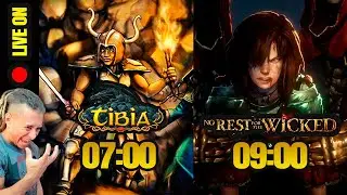 LIVE ON: TIBIA GLOBAL & NO REST FOR THE WICKED❗MU
