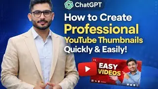 2 Minute Mein Professional YouTube Thumbnail Kaise Banaye ChatGPT Se Banana Seekhein | Easy & Fast
