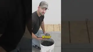 How To Grout Tile! #shorts #tile #diy