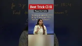 Simple Interest Compound Interest Shorttrick | CI-SI 3 Year Difference Tricks #sbi #ibps #ssc