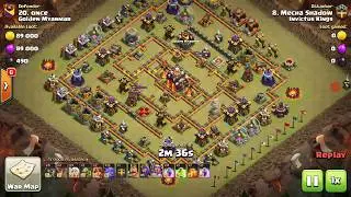 TH11 vs TH10 Dip Attack