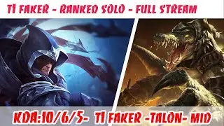 [10/6/5]-[Double Kill]-Faker Talon VS Renekton MIDDLE