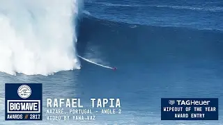 Rafael Tapia at Nazar&eacute; 2 - 2017 TAG Heuer Wipeout of the Year Entry - WSL Big Wave Awards