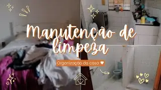 Minha Rotina de manutenção e Limpeza da casa! 🧽🏠