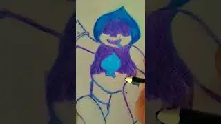 Deltarune FUN gang colour in! Part 4:Lancer!#deltarune #lancer #art #sketchbook