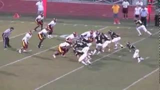 2012 Golden Valley Football vs. Highland - Leon Jacobs Wisconsin Badgers