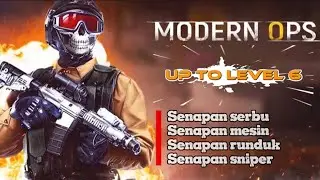 GAMES MODERN OPS : UP TO LEVEL 6, Penjelasan tentang jenis jenis senjata. 