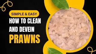 How to EASILY peel and devein shrimp/cleaning prawns/prawns ko clean karne ka tarika/NAZI'S KITCHEN