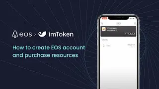 imToken 2.0 - How to create EOS account and purchase resources