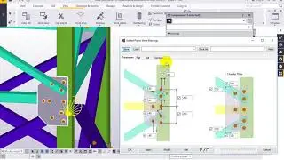 [Tekla Open API] Bracing Tower for three Angle version 2