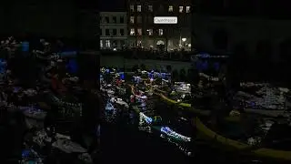 Santa Lucia Kayak Parade #copenhagen #denmark #kayak #kayakbar #lucia #parade #december#dec13#nordic