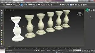 Column Modeling in Diffirent Shapes in 3ds Max
