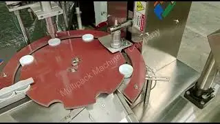 Cap lining machine, cap wadding machine, wad inserting machine #capliningmachine